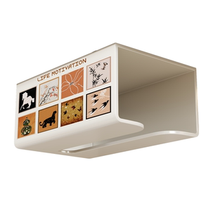 厨房橱柜倒挂纸巾盒家用壁挂收纳架抽纸盒卫生间镜柜洗脸巾收纳盒