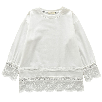 女孩百搭纯棉白色打底