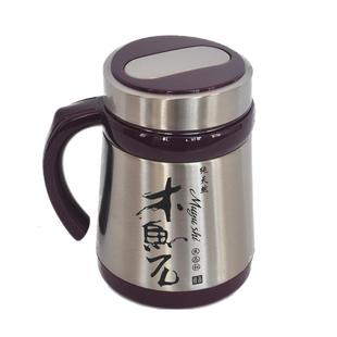 木鱼石外壳办公杯。内胆天然木鱼石，木鱼石把手杯，木鱼石茶杯