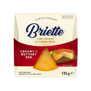 【2倍购】布吕埃特德国进口红纹奶酪125g新鲜原制搭配红酒水果拼