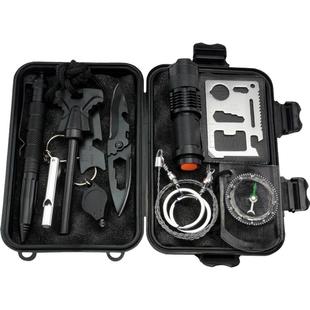 野外生存装备组合套装多功能急救工具随身户外探险旅行车载求生箱