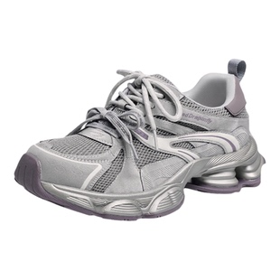 红蜻蜓老爹鞋2026春季新款女鞋小个子厚底增高时尚休闲鞋潮酷女鞋