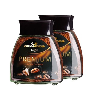 德国进口格兰特冻干冷萃速溶黑咖啡粉无蔗糖0脂冰美式纯咖啡正品