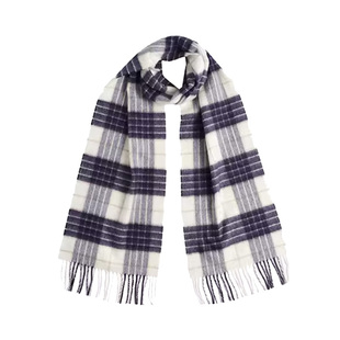 Johnstons of Elgin秋冬经典格纹羊绒围巾男女围巾礼盒 高级定制