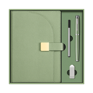 定制笔记本礼盒套装可印logo商务轻奢实用伴手礼品年会礼物高档精致高级保温杯私人送老师员工本子和笔纪念品