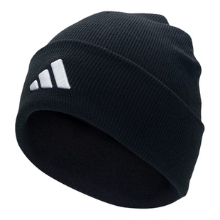 Adidas阿迪达斯冷帽男女款冬跑步户外登山运动针织毛钱帽子JM0428