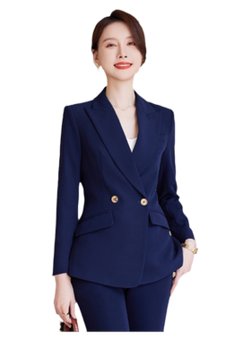 诗璐雅长袖小西装外套女通勤面试