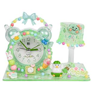 儿童创意手工diy嘀嗒小时钟制作材料包奶油胶闹钟男女孩玩具礼物