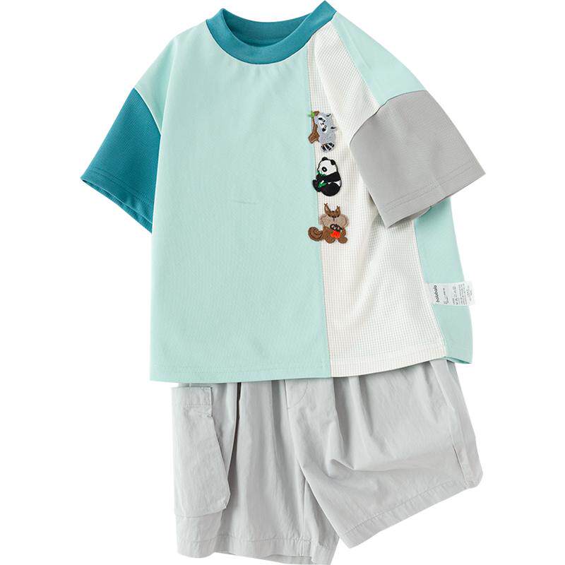巴拉巴拉男童运动套装宝宝衣服夏