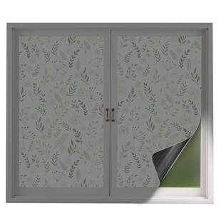 自粘全遮光玻璃窗户贴纸防窥视防走光遮阳挡光贴膜门窗贴纸不透光