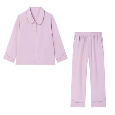 全棉时代男女士双层纱布家居服