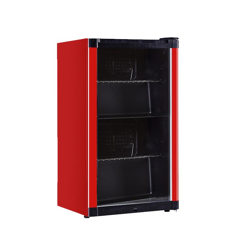 金松SC-87冰吧茶叶柜冷藏柜保鲜饮料柜家用客厅单门小冰箱迷小型