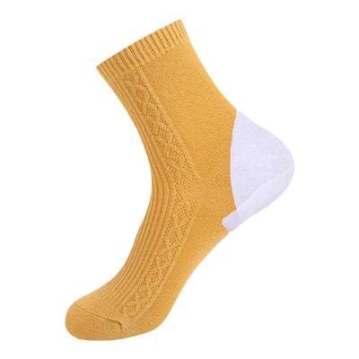 5双中筒防裂男女纯棉秋冬护脚袜