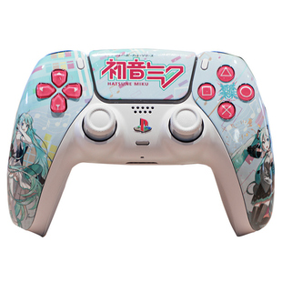 索尼PS5原装手柄游戏霍尔摇杆手柄ds5初音未来主题定制无线控制器