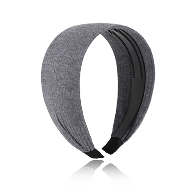 易梦玲同款灰色宽边发箍发带女日常外戴百搭显脸小头箍高颅顶发饰