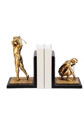 纯铜欧式风古典奢华装饰雕塑书档