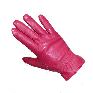 儿童皮手套羊皮冬保暖男童女童宝宝男孩女孩真皮学生加绒加厚五指