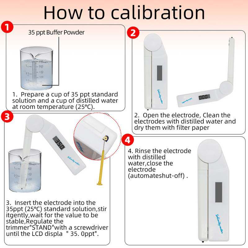 便携折叠式水质分析仪检测仪meter计酸碱度测试水质笔酸度计ph