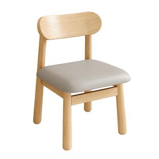 实木小椅子家用新中式小凳子矮凳客厅茶几凳软包靠背凳儿童小板凳