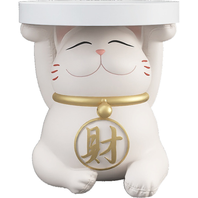 棕榈树招财猫摆件店铺开业送礼