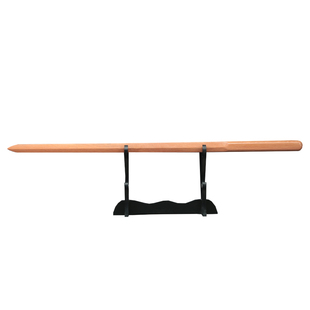 一体刃棍实木质刀剑榉木菠萝格木刀日本剑道训练习动漫cos素振棒