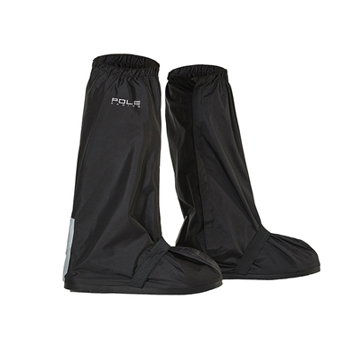 POLE摩托车骑行鞋套防水防雨机车赛车骑士雨鞋防滑加厚摩旅装备男