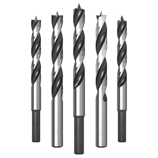 贝利三尖木工钻直柄麻花钻木工钻头硬木木头板钻孔台钻手电钻钻头