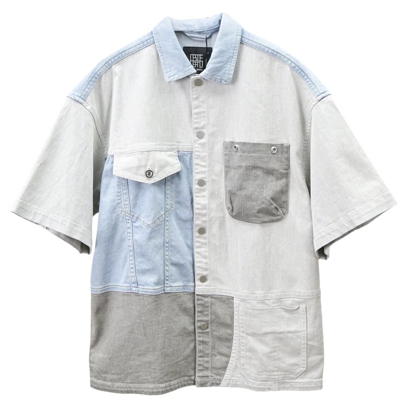 ABLE,JEANS重工解构风男衬衫