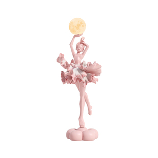 轻奢芭蕾女孩小夜灯摆件客厅玄关电视柜家居装饰品治愈系生日礼物