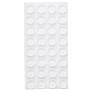 硅胶透明防撞粒贴柜门家用防撞静音减震胶粒缓冲垫脚垫家具防滑垫