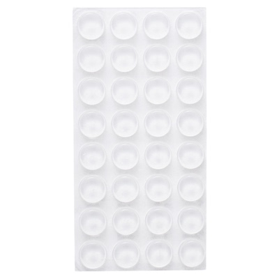 硅胶透明防撞粒贴柜门家用防撞静音减震胶粒缓冲垫脚垫家具防滑垫