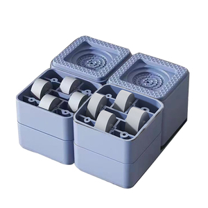 洗衣机底座架子冰箱脚垫滑轮可移动置物架通用滚筒增高防震垫高