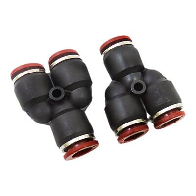 德力西气管插头PE4三通接头