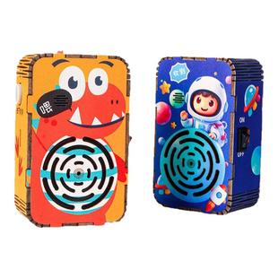 狐小科儿童diy对讲机科学实验科技小制作手工无线传呼机益智玩具