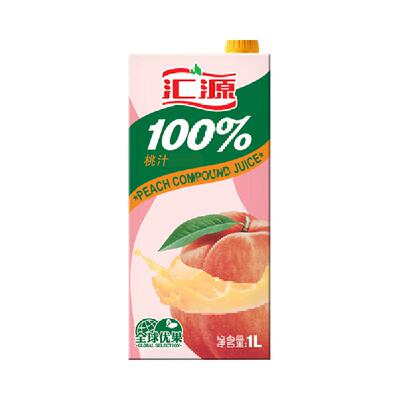 汇源100%桃汁2L装果汁饮料