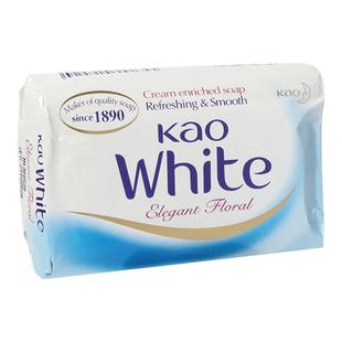 香港进口Kao花王香皂优雅花香滋润保湿洗脸皂130克/3/6/9块装包邮