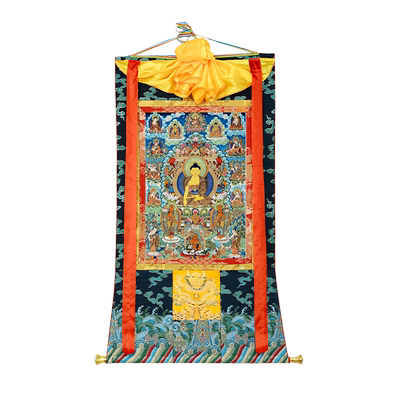 欧斯特居家装饰挂画矿物唐卡唐卡