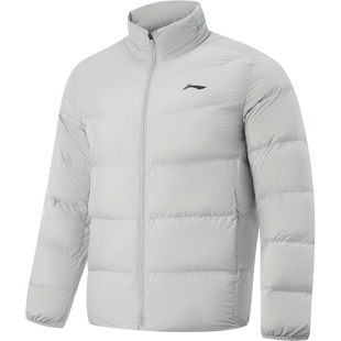 李宁羽绒服男士冬季官方新款短款加厚衣服鸭绒男装立领上衣运动服