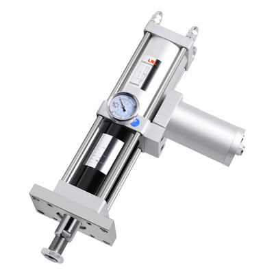 水平安装气液增压缸大推力