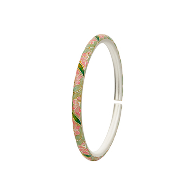 顺庆银楼足银9999柏林花事手镯