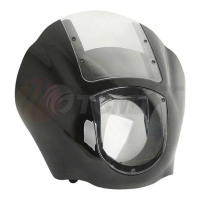 适用哈雷摩托车XL883 1200 X48整流罩改装挡风大灯罩导流罩