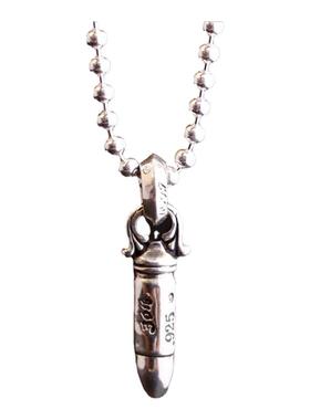 一休老银匠制作925纯吊坠项链