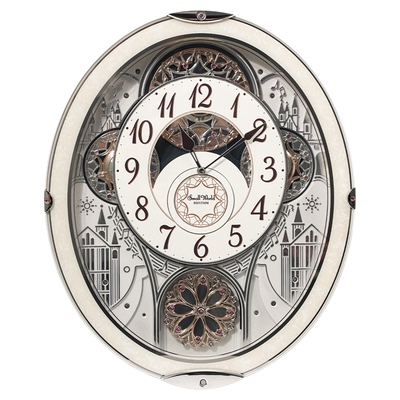 RHYTHM丽声进口挂钟音乐报时