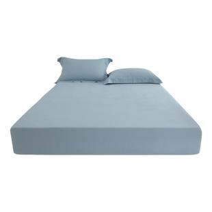 A类200支磨毛纯棉床笠单件2024新款全棉床罩三件套床垫保护罩定制