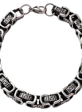 跨境爆款手链经典帝王链嘻哈线条