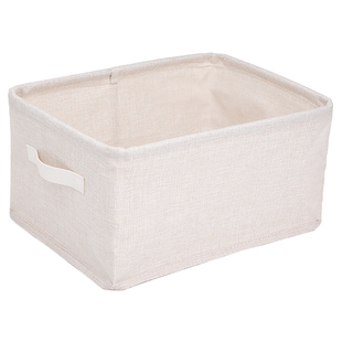 日式桌面收纳盒零食书本收纳筐厨房浴室化妆品整理盒衣物小储物盒