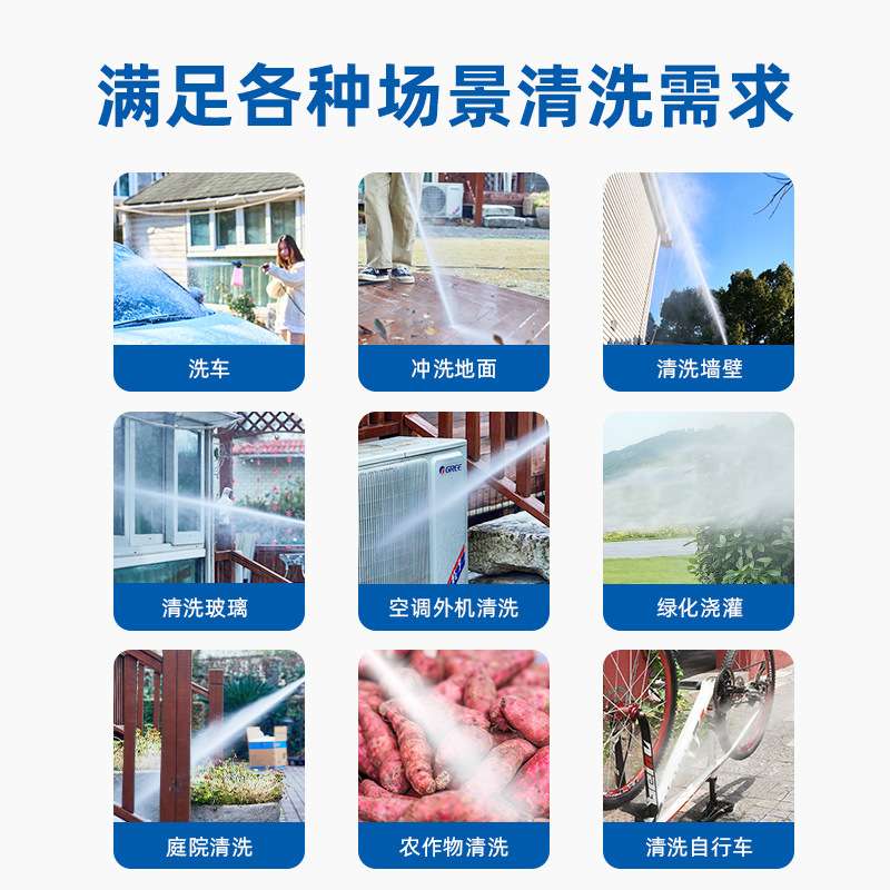 2100W感应电机VAL-110P安露洗车机家用洗车神器高压大功率