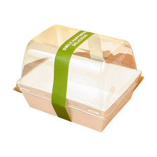 网红蛋糕卷包装盒毛巾棉被卷打包盒子慕斯切件切块蛋糕甜品盒加高