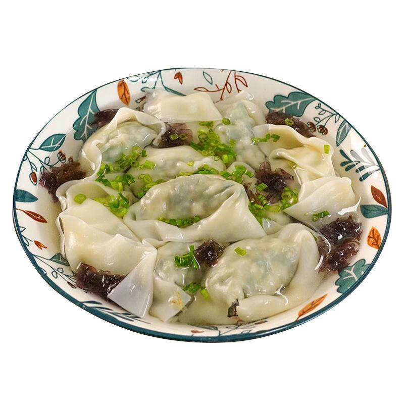 春锄荠菜猪油渣大馄饨