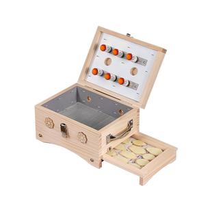 艾灸盒随身灸家用艾灸器具大全中医院专用木制通用全身肚子背腹部